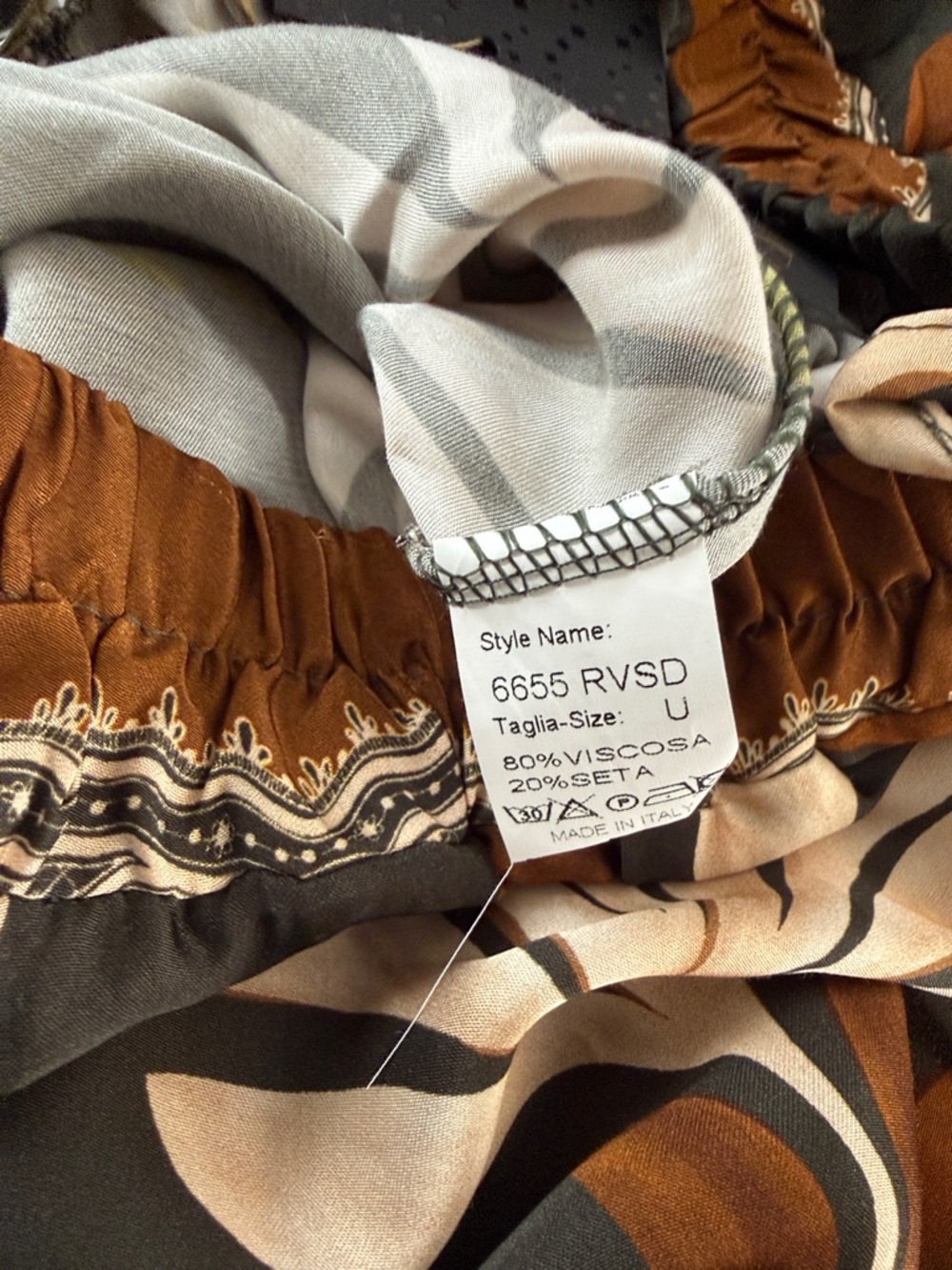 Lola silk/viscose wide leg pants - Picture 7 of 7